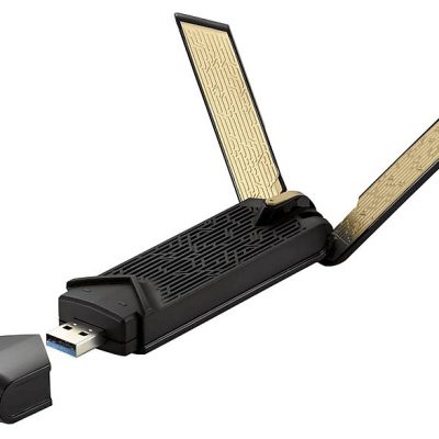 Adaptador Wi-Fi  - 90IG06H0-MO0R10 ASUS, Negro, Oro