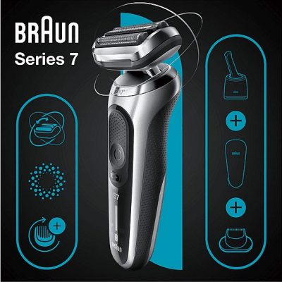 Afeitadora - BRAUN 433637, 50 min, Chamartín de Limpieza SmartCare, Negro