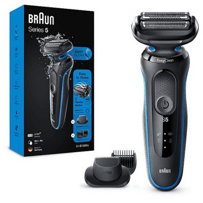 Afeitadora - BRAUN 51-B1500s, 50 min, Negro