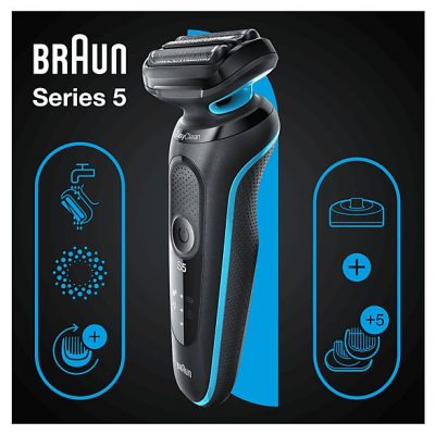 Afeitadora - BRAUN 51-M4500cs, 50min, Negro