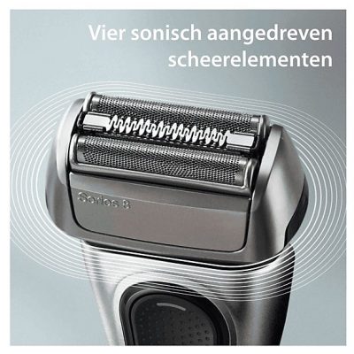 Afeitadora - BRAUN 7500435218016 MPN, 60 min, lavable, afeitado en seco, afeitado en húmedo, recortador de precisión, Negro