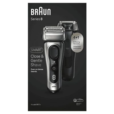 Afeitadora - BRAUN 7500435218016 MPN, 60 min, lavable, afeitado en seco, afeitado en húmedo, recortador de precisión, Negro