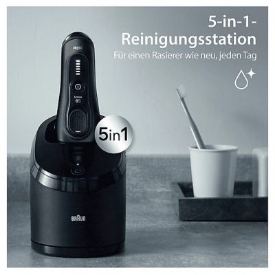 Afeitadora - BRAUN 7500435218184, 60 min, Resistente_al_agua, Negro