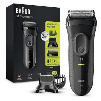 Afeitadora - BRAUN 8006540835265, 45 min, Recargable, Inalámbrico, Gris