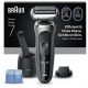 Afeitadora - Braun Afeitadora eléctrica Series 7 72-C7200CC,  3 modos, Chamartín SmartCare, 1 accesorio de precisión, Afeitado en seco y mojado, Oro