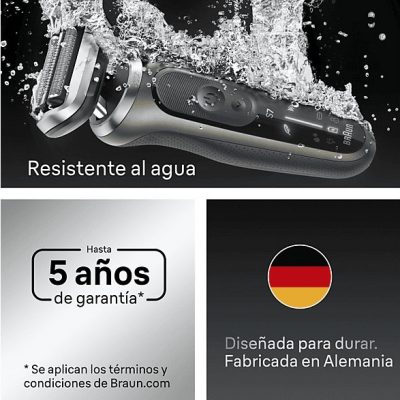 Afeitadora - Braun Afeitadora eléctrica Series 7 72-C7200CC,  3 modos, Chamartín SmartCare, 1 accesorio de precisión, Afeitado en seco y mojado, Oro