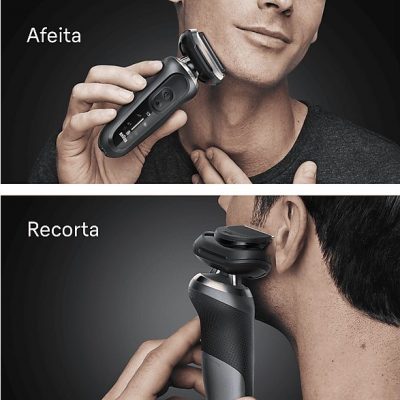 Afeitadora - Braun Afeitadora eléctrica Series 7 72-G1200S, 3 modos, 1 accesorio de precisión, 60 min autonomía, Afeitado en seco y en mojado, Gris