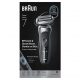 Afeitadora - Braun Afeitadora eléctrica Series 7 72-G1200S, 3 modos, 1 accesorio de precisión, 60 min autonomía, Afeitado en seco y en mojado, Gris