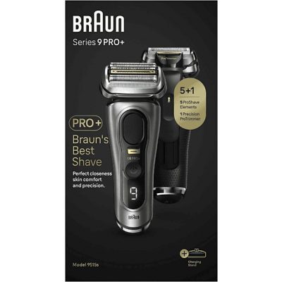 Afeitadora - Braun Afeitadora eléctrica Series 9 PRO+ 9515s, ProTimmer Integrada, Base De Carga, Wet&Dry
