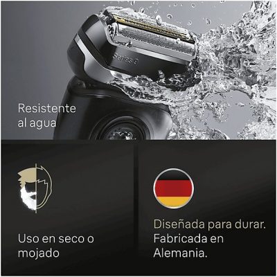 Afeitadora - Braun Afeitadora eléctrica Series 9 Sport CC, Chamartín de carga y limpieza SmartCare, Wet&Dry, Autonomía 60 min, Negra