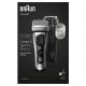 Afeitadora - BRAUN AKLBB1769086917, 60 min, Resistente_al_agua, Plata