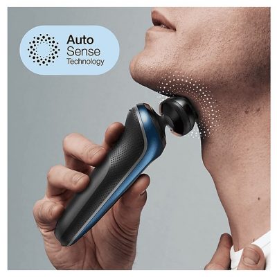 Afeitadora - BRAUN MAQUINA DE AFEITAR SERIES 6 AZUL BRAUN, 50 Min., Negro, Azul