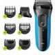 Afeitadora - BRAUN S3010BT, 45 min, Sistema de corte de triple acción., Negro