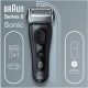 Afeitadora - BRAUN Serie 8 8413S, 60 min, Tecnología Sonic, AutoSense, Gris