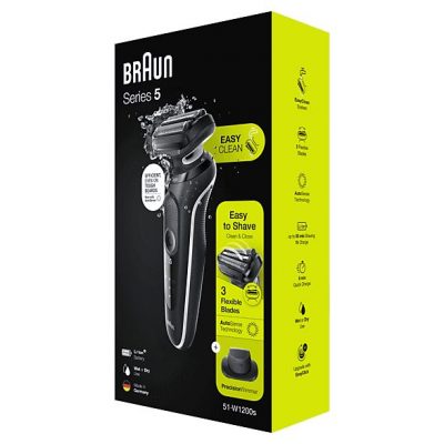 Afeitadora - BRAUN Series 5 51-W1200s, 50 Min., Multicolor