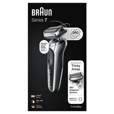 Afeitadora - BRAUN Series 7 71-S1000s, 50 Min., Plata