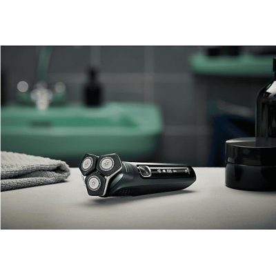 Afeitadora - PHILIPS S5884/38, 60 min, carga rápida, recortador de precisión, lavable, afeitado en seco, afeitado en húmedo, Verde