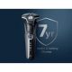Afeitadora - PHILIPS S5898/79, 60 min, carga rápida, recortador de precisión, lavable, afeitado en seco, afeitado en húmedo, Cromo