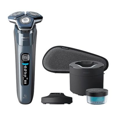 Afeitadora - PHILIPS S7882/55, 60 Min., Cortador de relieves, Azul
