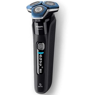 Afeitadora - PHILIPS S7886_35, 60 min, carga rápida, recortador de precisión, lavable, afeitado en seco, afeitado en húmedo, Negro