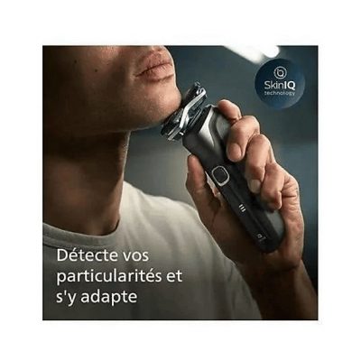 Afeitadora - PHILIPS S8697/55, 50.0 min, carga rápida, recortador de precisión, lavable, afeitado en seco, afeitado en húmedo, Cromo