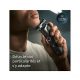 Afeitadora - PHILIPS S8697/55, 50.0 min, carga rápida, recortador de precisión, lavable, afeitado en seco, afeitado en húmedo, Cromo