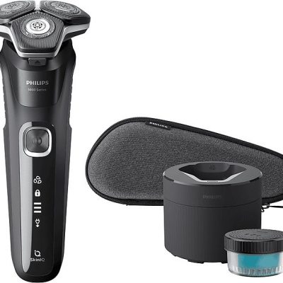 Afeitadora - PHILIPS SHAVER Series 5000 S5898/50, 60 Min., Cortador de relieves, Negro