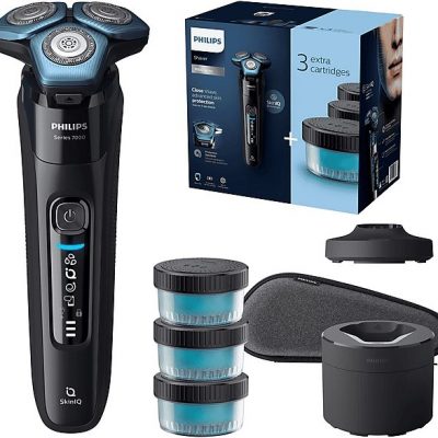 Afeitadora - PHILIPS SHAVER Series 7000 S7783/63, 60 Min., Cortador de relieves, Negro