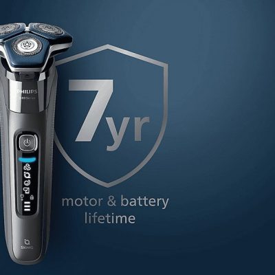 Afeitadora - PHILIPS SHAVER Series 7000 S7882/54, 60 Min., Cortador de relieves, Negro, Azul