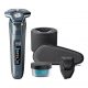 Afeitadora - PHILIPS SHAVER Series 7000 S7882/54, 60 Min., Cortador de relieves, Negro, Azul