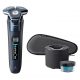 Afeitadora - PHILIPS SHAVER Series 7000 S7885/50, 60 Min., Cortador de relieves, Negro, Azul