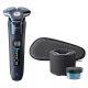 Afeitadora - PHILIPS SHAVER Series 7000 S7885/50, 60 Min., Cortador de relieves, Negro, Azul