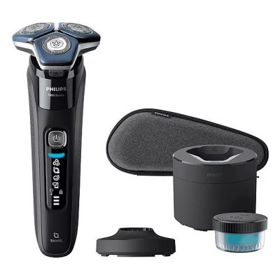 Afeitadora - PHILIPS SHAVER Series 7000 S7886/55, 60 Min., Cortador de relieves, Negro