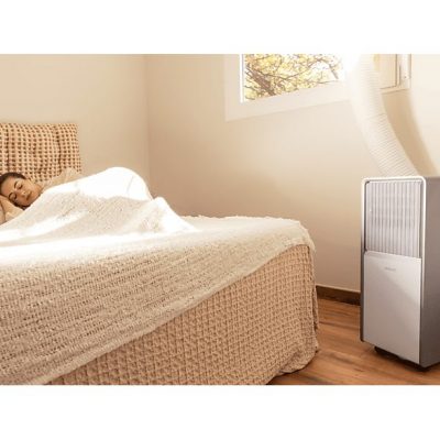 Aire acondicionado portátil - Cecotec ForceClima 12650 Style Heating, 3000 fg/h, 23 m², 5 modos, Deshumidificador, Bomba de calor, Mando, White