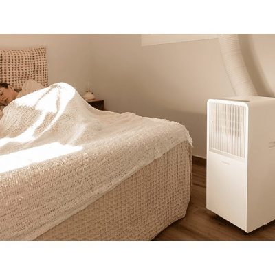 Aire acondicionado portátil - Cecotec ForceClima 12650 Style Heating, 3000 fg/h, 23 m², 5 modos, Deshumidificador, Bomba de calor, Mando, White
