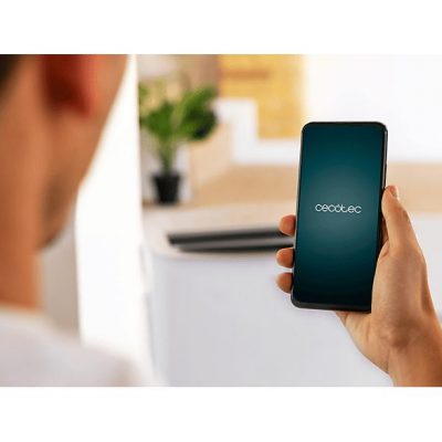 Aire acondicionado portátil - Cecotec ForceClima 12800 Soundless Heating Connected, 3024 fg/h, Bomba de calor, 5 modos, 3 veloc, Mando, Wi-Fi, Blanco