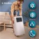 Aire acondicionado portátil - CECOTEC ForceClima 7400 Soundless Touch, 7000 fg/h, 2 velocidades, 15 m², 65 dB(A), Multicolor