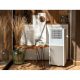 Aire acondicionado portátil - Cecotec ForceClima 9150 Style, 2250 fg/h, 2 velocidades, 25 m², 4 modos, Deshumidificador, Mando a distancia, White