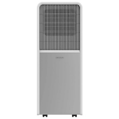 Aire acondicionado portátil - CECOTEC ForceClima 9450 Style Heating, 9000 fg/h, 2 velocidades, 25 m², 65 dB(A), blanco