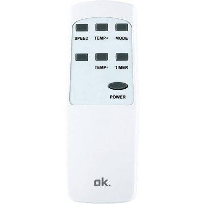 Aire acondicionado portátil - ok. OAC 12023 W ES, 3010 fg/h, Deshumidificador, Temporizador, Blanco