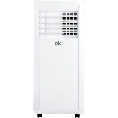 Aire acondicionado portátil - ok. OAC 12024 W ES, 3010 fg/h, 2 velocidades, 20 m², 65 dB(A), LCD Display, Deshumidificador, Blanco