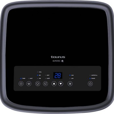 Aire acondicionado portátil - TAURUS AC 207 KT, 7000 fg/h, 3 velocidades, 20 m², 65 dB(A), Blanco
