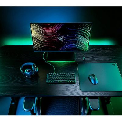 Alfombrilla gaming  - Atlas RAZER, Caucho, Negro