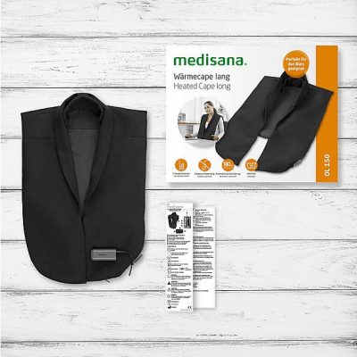 Almohadilla eléctrica - MEDISANA OL 150, 19,24 W, 3, Negro