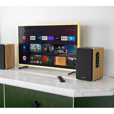 Altavoces de estantería - THOMSON WS902DUO, 150 W, Bluetooth, Madera / Negro