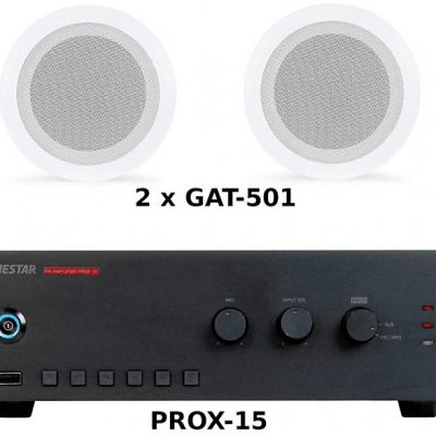 Altavoces Hifi - FONESTAR FONESTAR PACK A50 / Altavoces de megafonía, Blanco