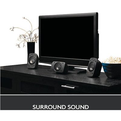 Altavoces para PC - LOGITECH 980-000468, 5 x 67 W + 165 W, 5.1 canales, Negro