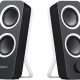 Altavoces para PC - LOGITECH Z200, 2.0 canales, Negro