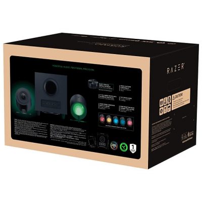 Altavoces para PC - RAZER RZ05-04750100-R3G1, 1 Watt, 2.1 canales, Bluetooth, Negro