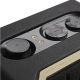 Altavoz bluetooth - JBL Authentics 200, 90W, Bluetooth, Wi-Fi, asistentes de voz Google y Alexa, diseño retro, Negro